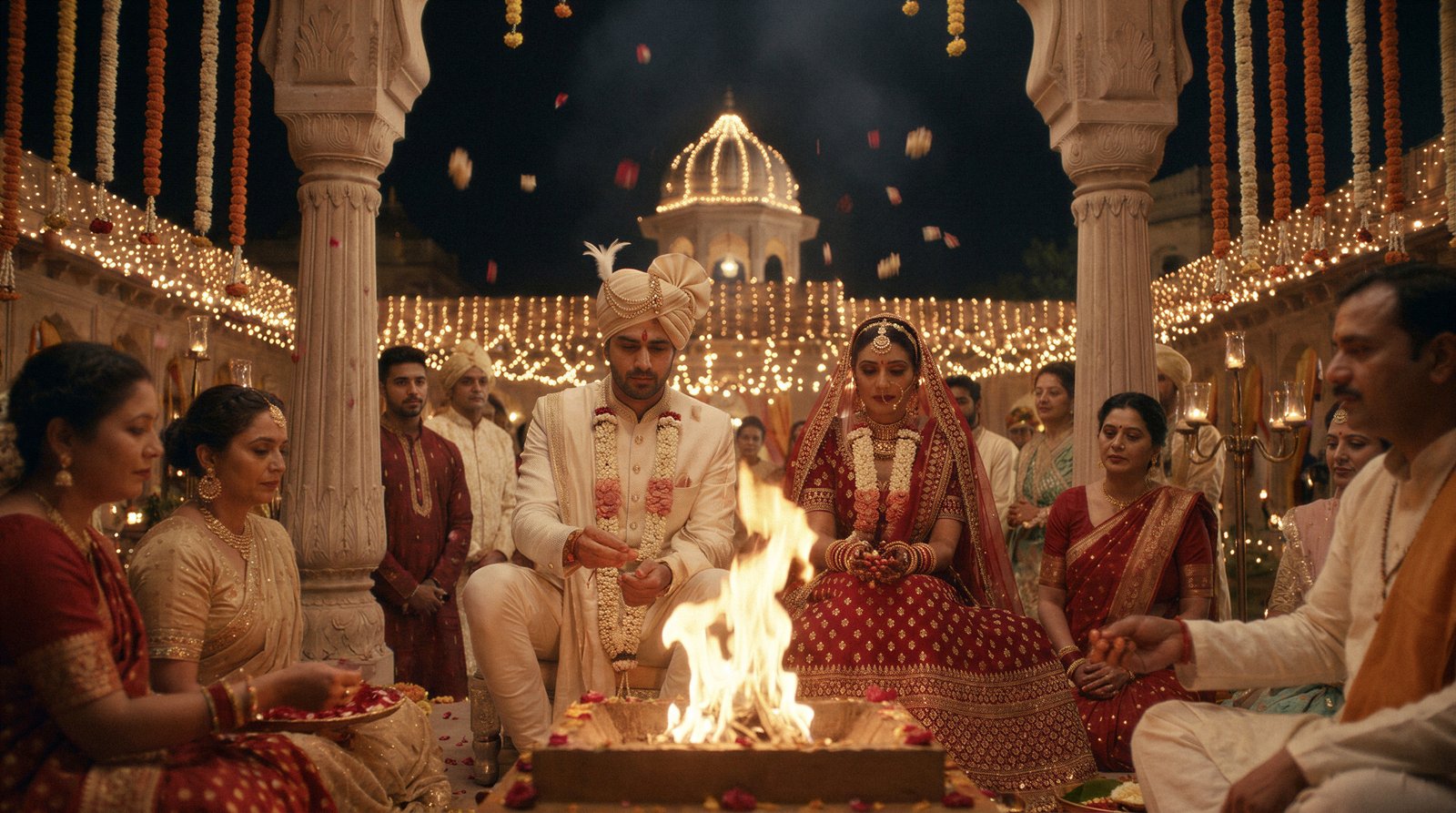 Dowry — Cinematic Frame 01: The Sacred Ritual & Sacred Fire