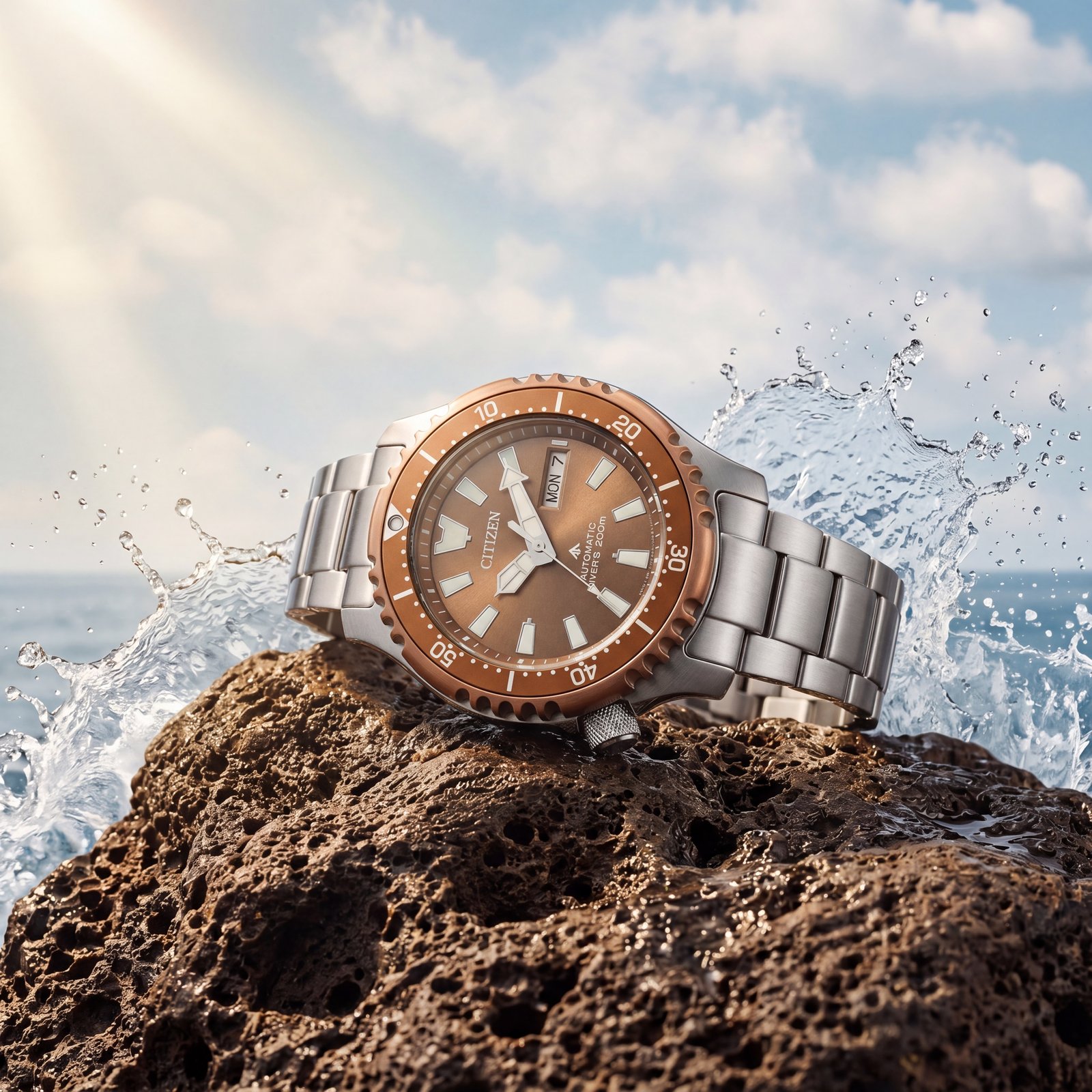 Citizen Promaster Automatic Diver — Low-Angle Surf Crest